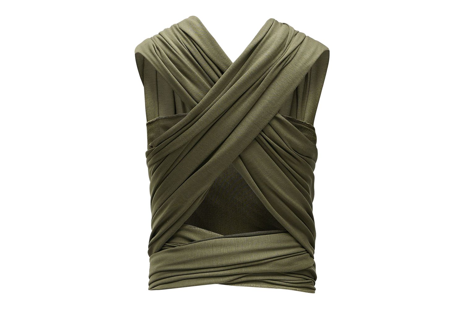 Stretchy Baby Wrap Organic Cotton Forest Green-10