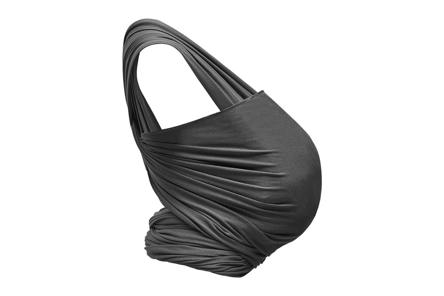 Stretchy Baby Wrap Organic Cotton Graphite-9