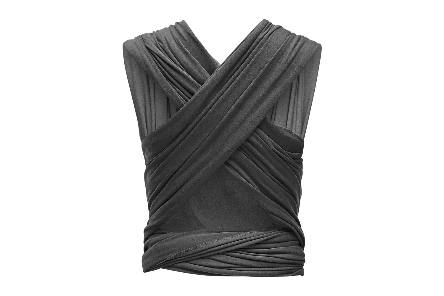 Stretchy Baby Wrap Organic Cotton Graphite-10