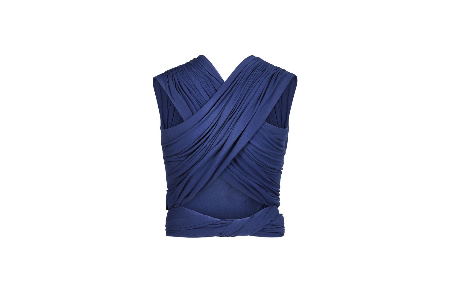Stretchy Baby Wrap Organic Cotton Midnight Tide-4
