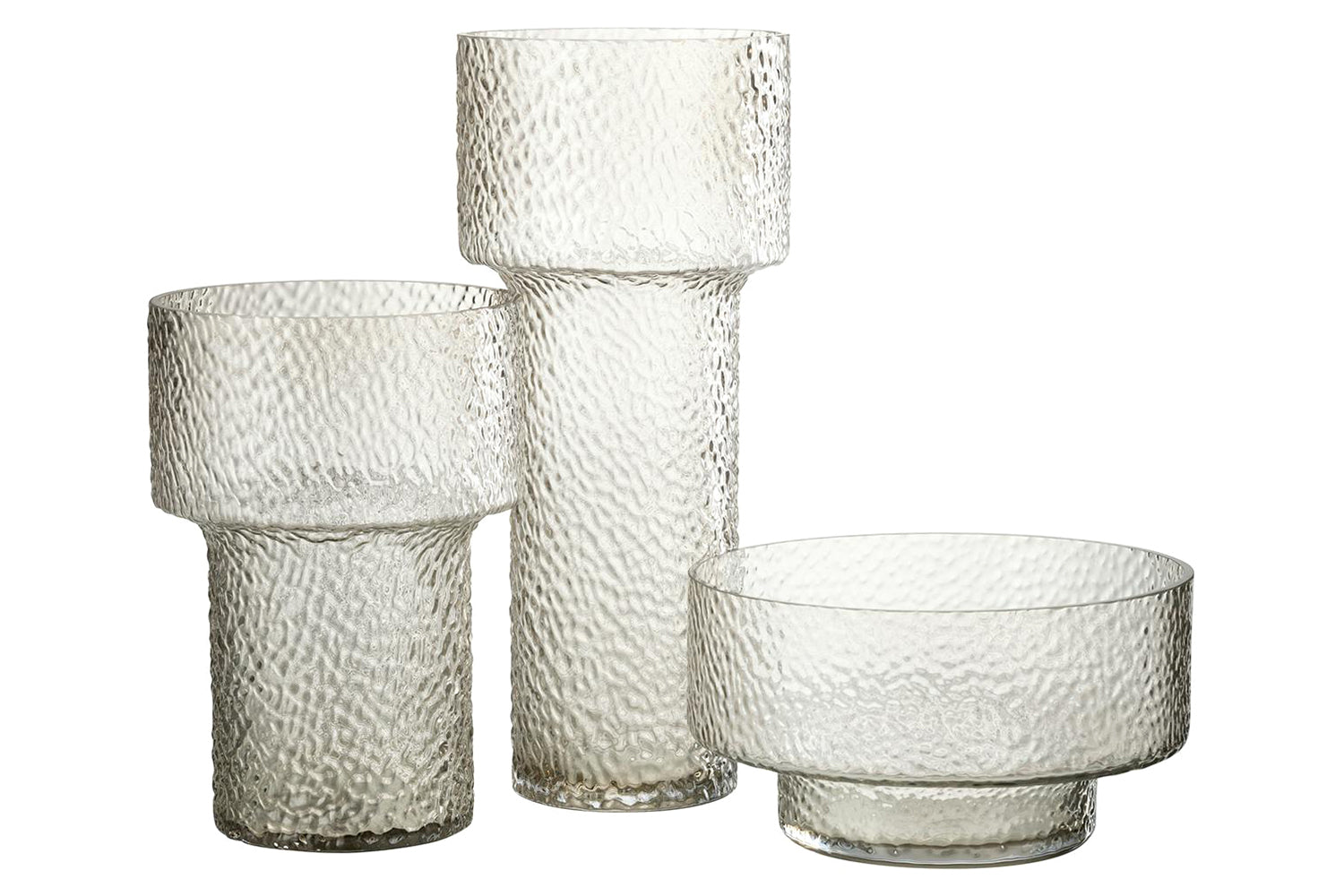 Betty Low Glass Vase | Transparent-2