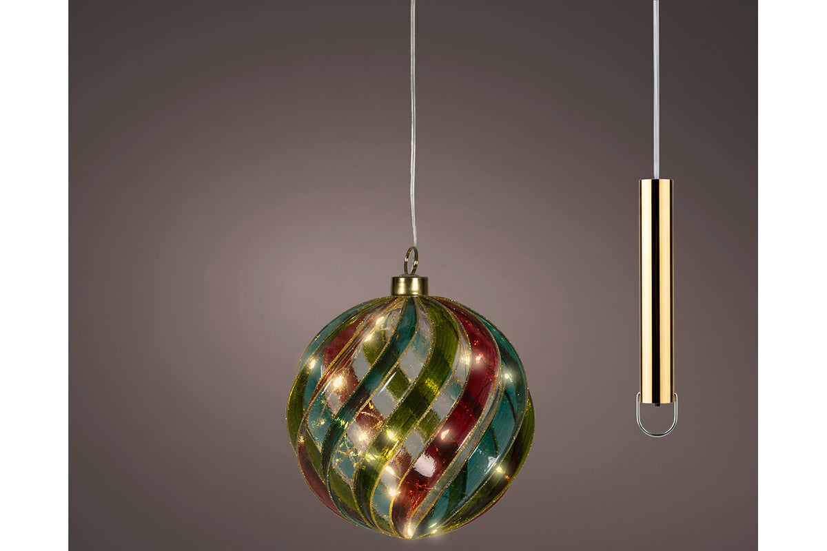 Micro LED Ball Stripe Glitter | Multi Colour | 14 cm-2