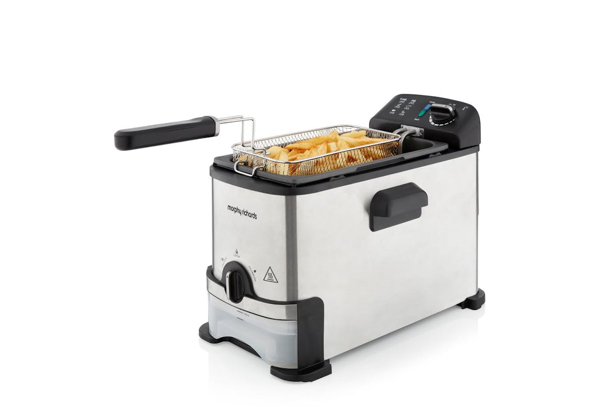 Morphy Richards 3L Filter Pro Deep Fat Fryer | Stainless Steel-2