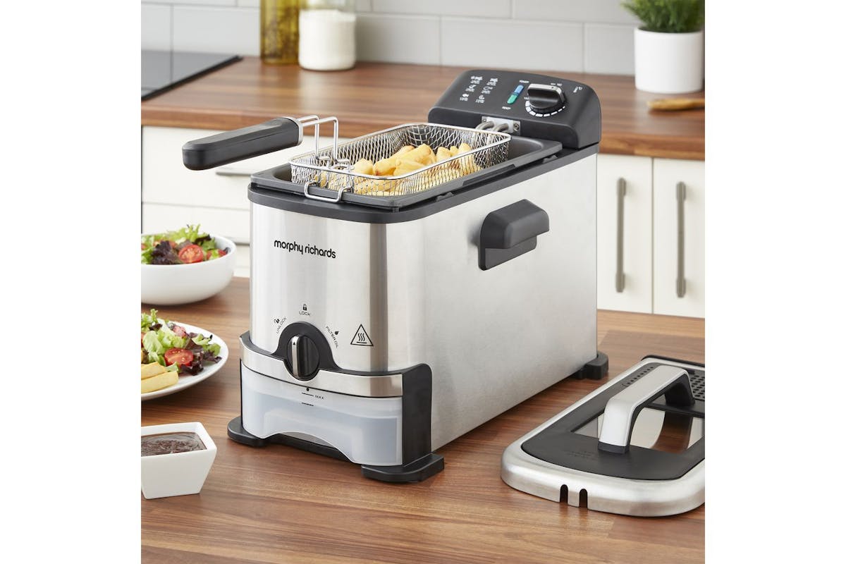 Morphy Richards 3L Filter Pro Deep Fat Fryer | Stainless Steel-4
