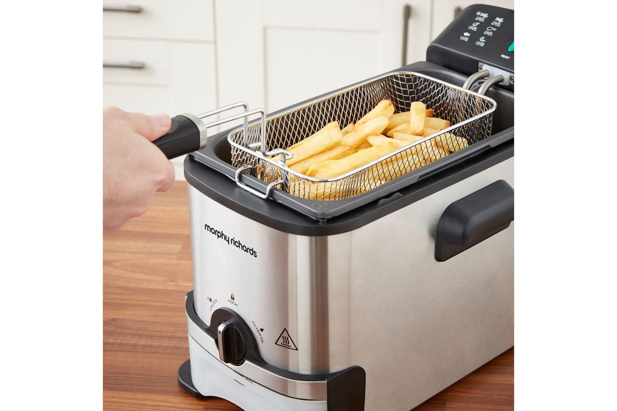 Morphy Richards 3L Filter Pro Deep Fat Fryer | Stainless Steel-9