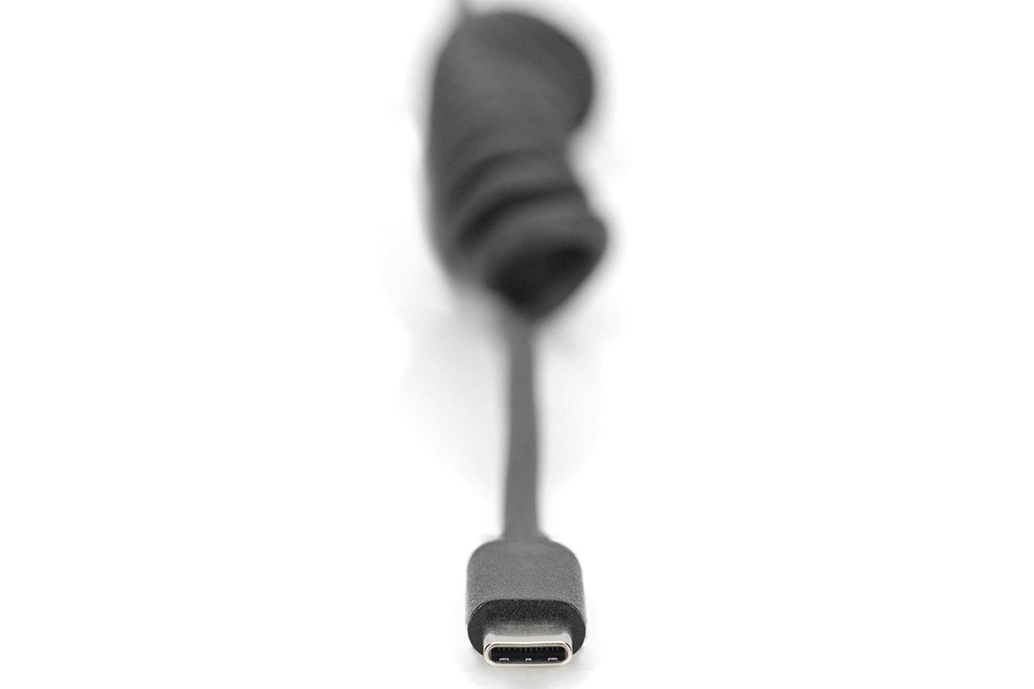Digitus USB 2.0 - USB A to USB C Spiral Cable | Black-4