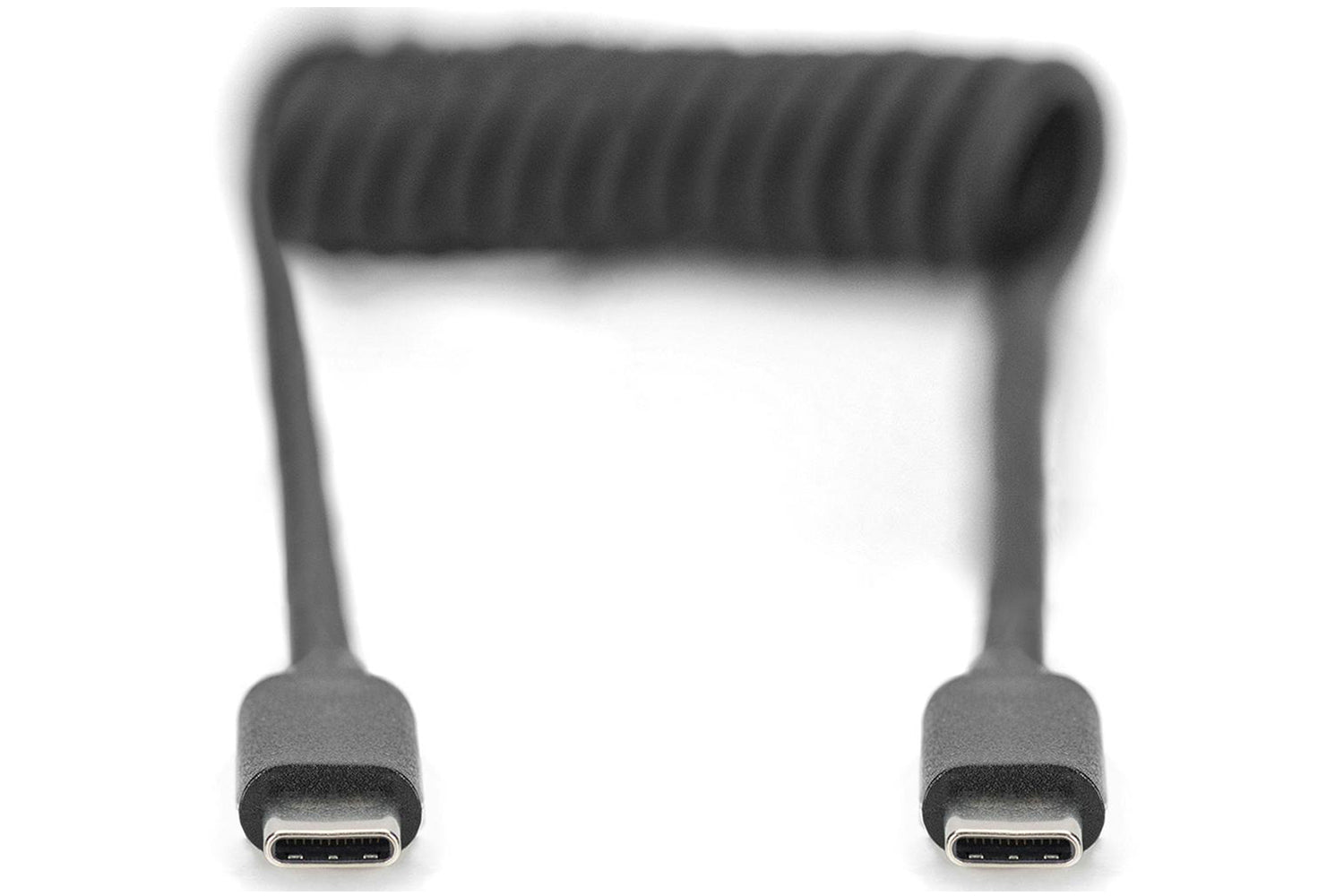 Digitus USB 2.0 - USB C to USB C Spiral Cable | Black-3