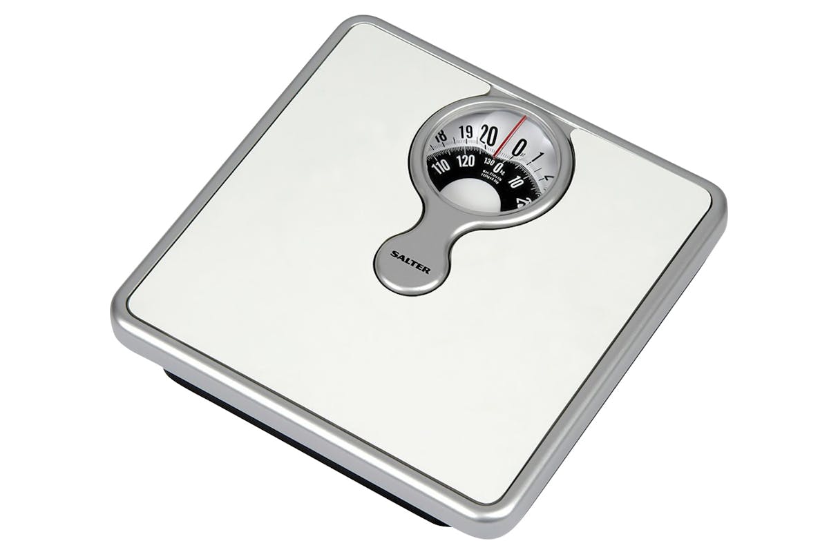 Salter Digital Mechanical Bathroom Scale | White-2