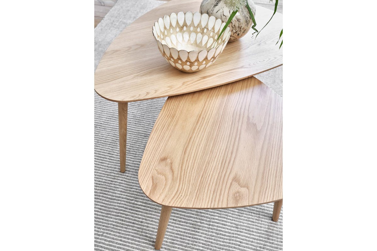 Adda Triangular Nest of Tables | Natural-7