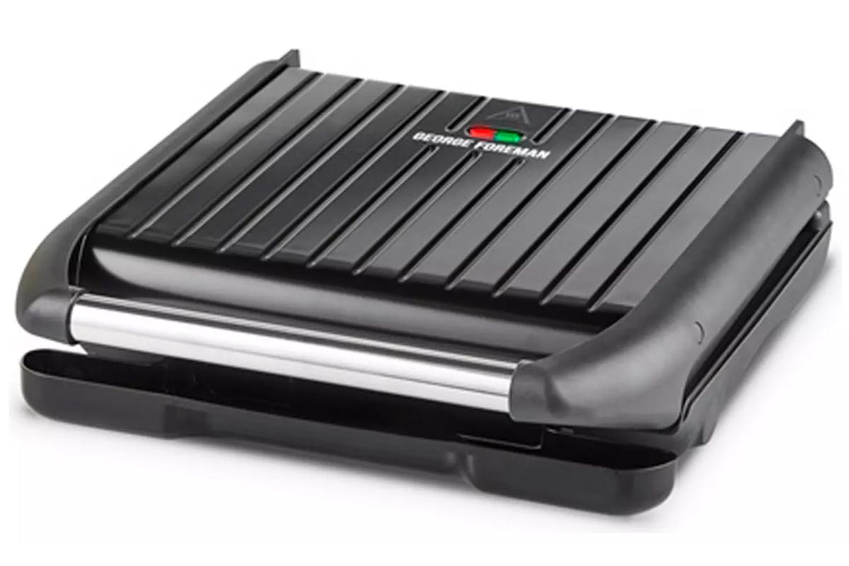 George Foreman Steel Large Grill | 25052 | Black-3
