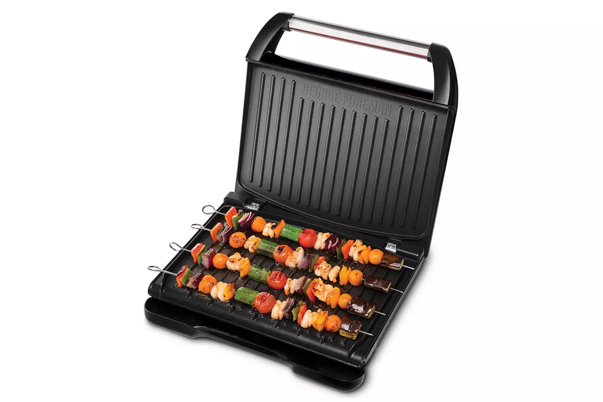 George Foreman Steel Large Grill | 25052 | Black-5