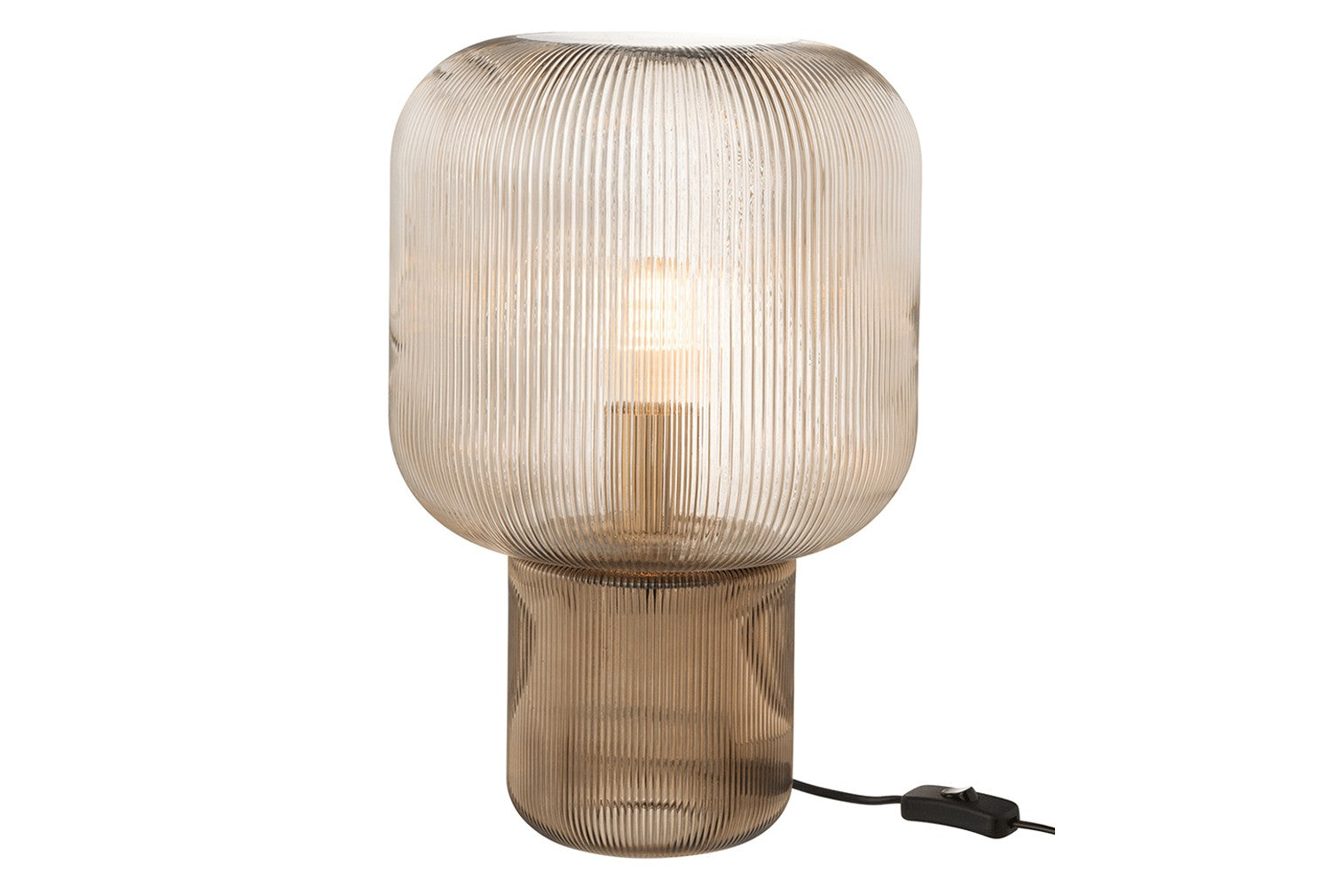 Glass Table Lamp | Brown