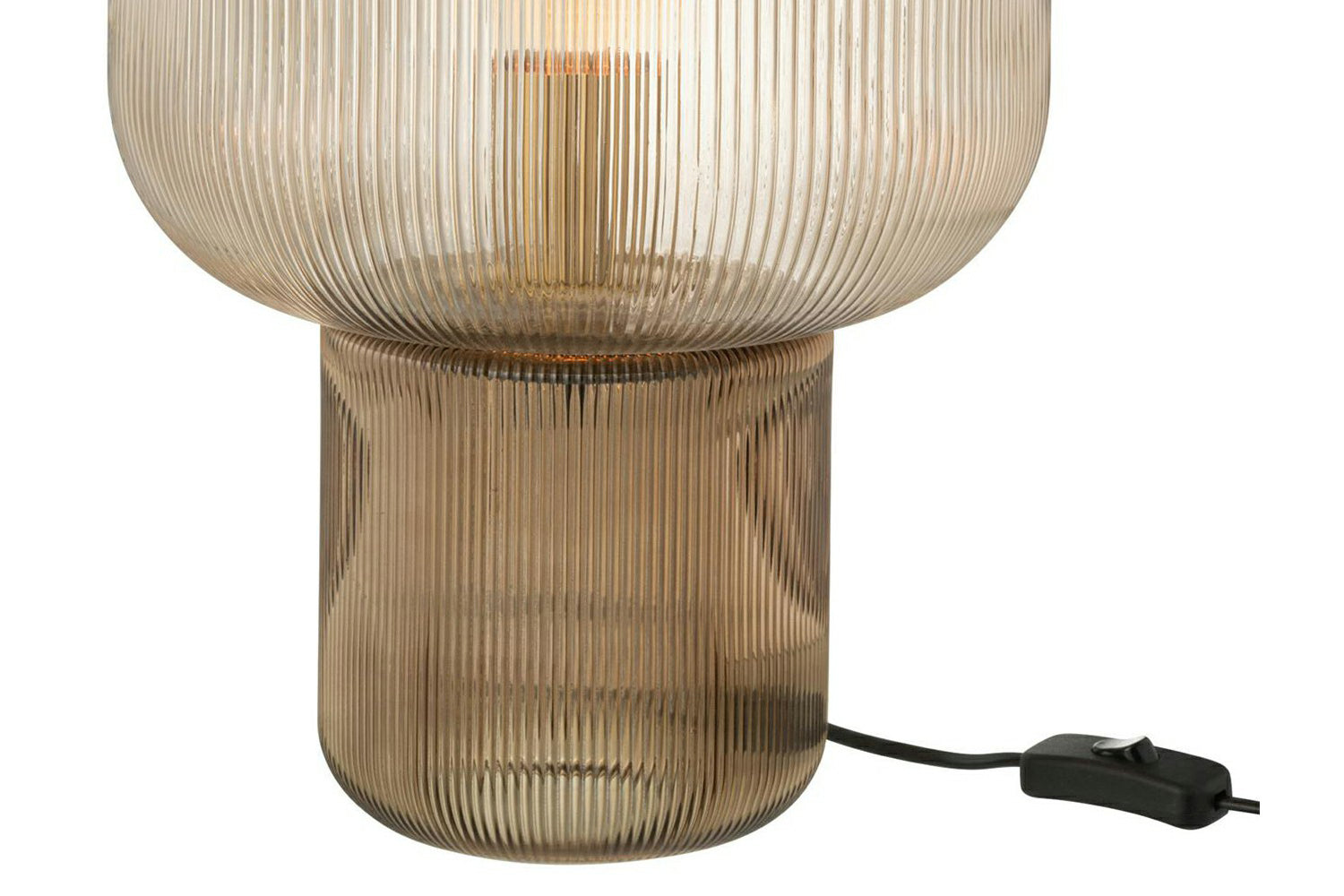 Glass Table Lamp | Brown-2
