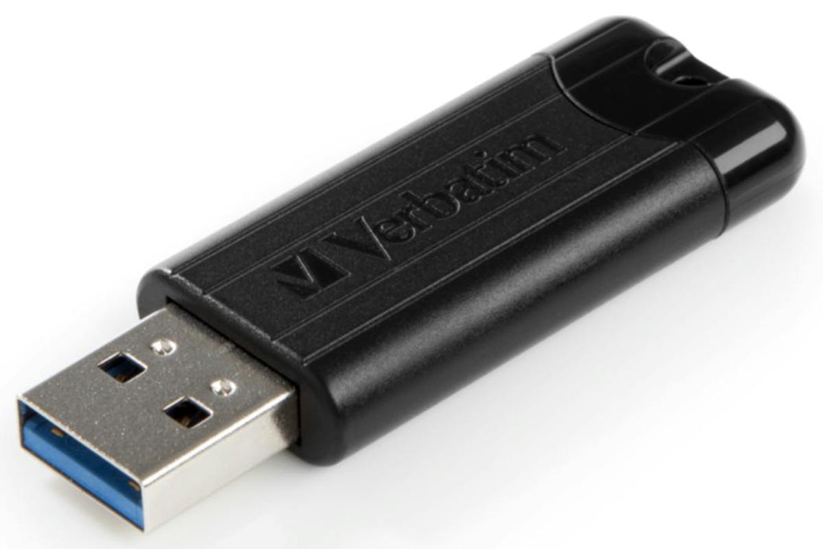 Verbatim PinStripe USB Drive | 16GB | Black