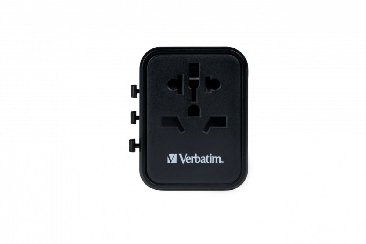 Verbatim Universal Travel Adapter Plug with 2 x USB-A Ports-5