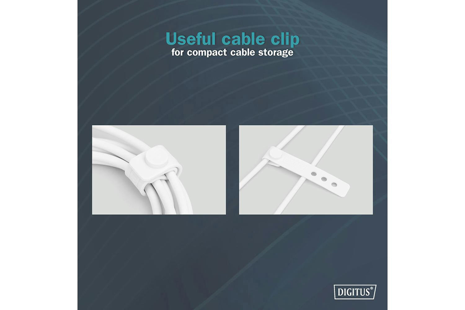 Digitus USB-C to USB-A Silicone Connection Cable  | 1m | White-9