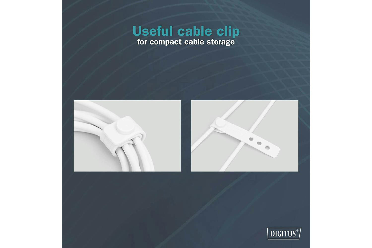 Digitus USB-C to USB-C Silicone Connection Cable  | 1m | White-8