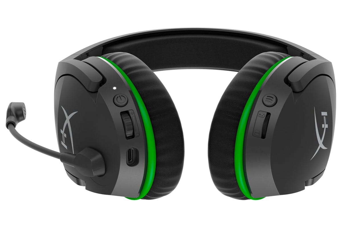 HyperX CloudX Stinger Core Wireless Gaming Headset | Grey/Green-2