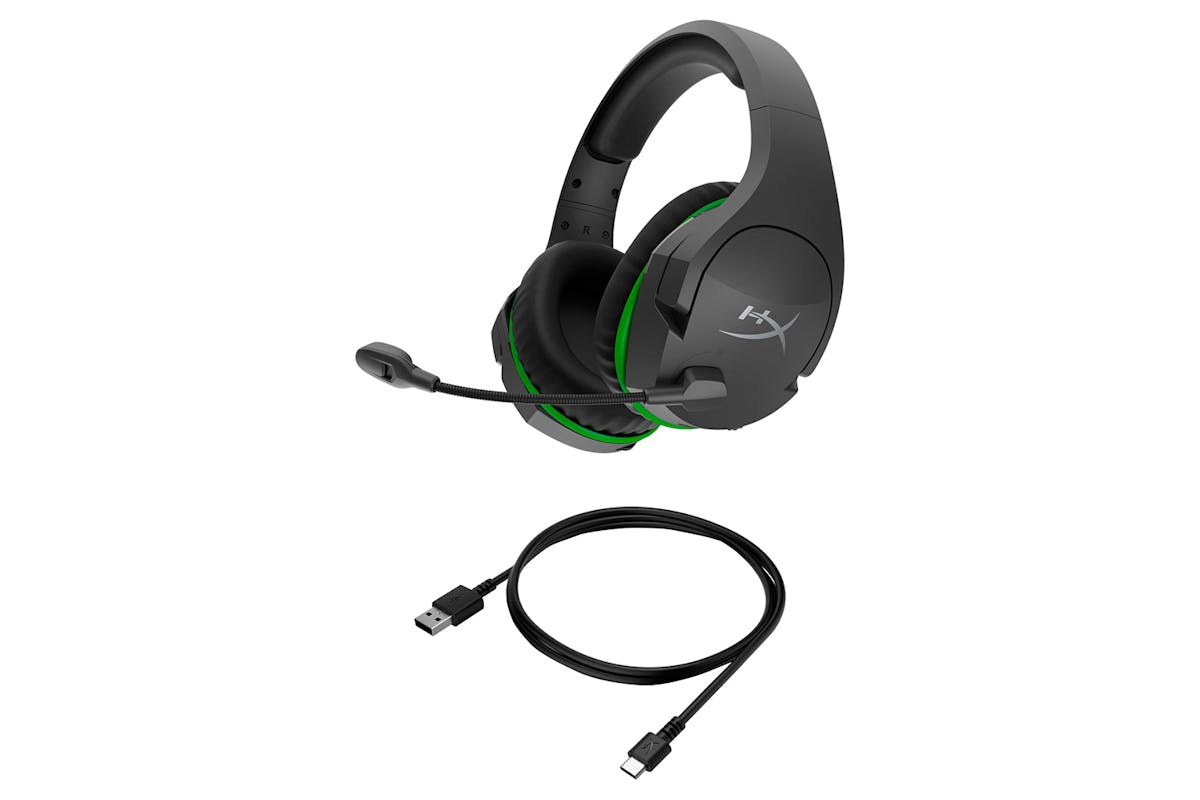 HyperX CloudX Stinger Core Wireless Gaming Headset | Grey/Green-6