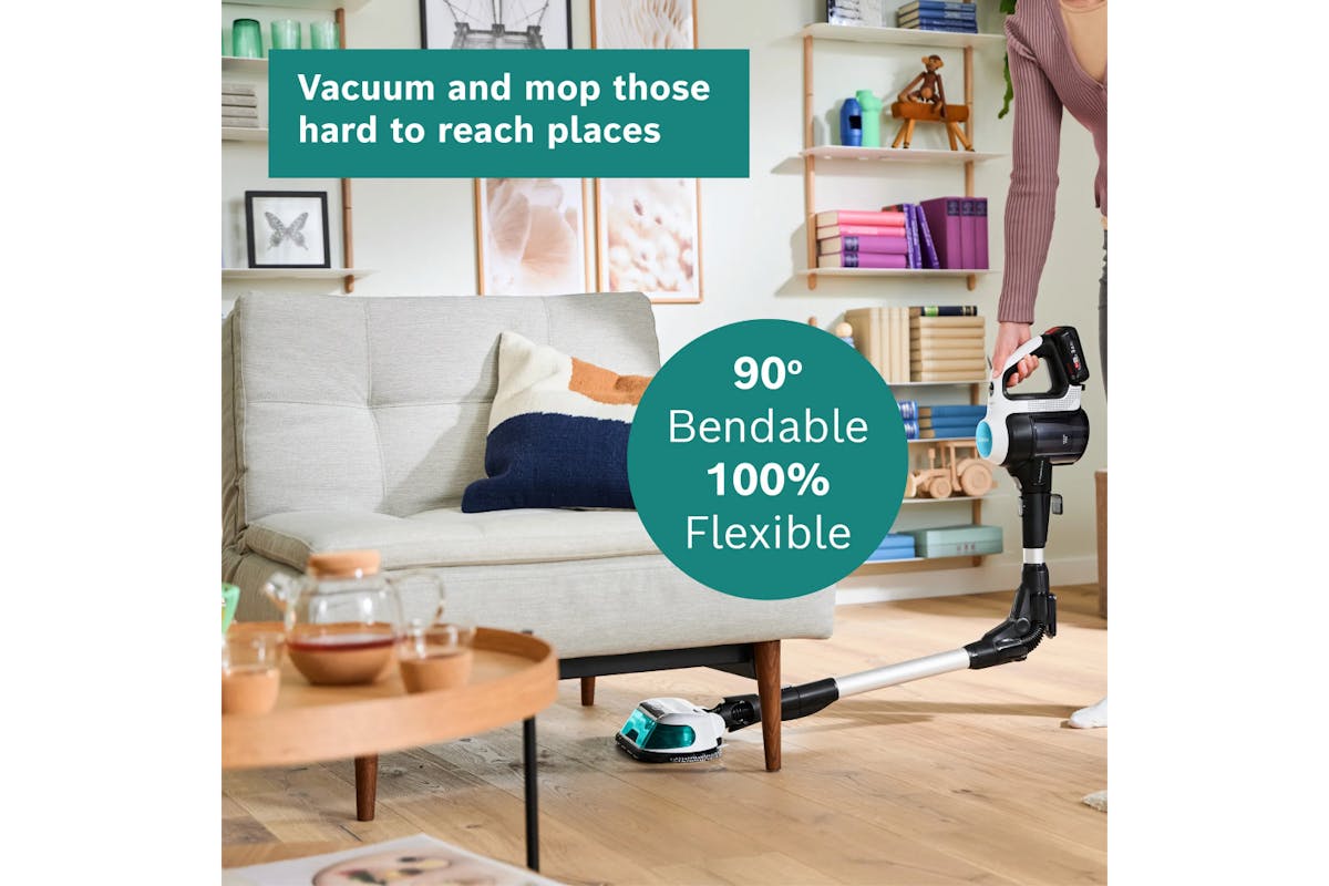 Bosch Rechargeable 2 in 1 Vacuum and Mop Unlimited 7 Aqua | White-5