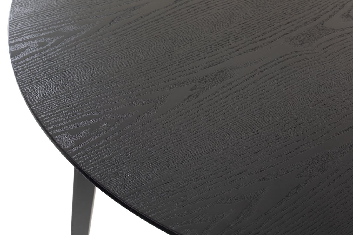 Raven Dining Set | Table & 4 Chairs | Black-4
