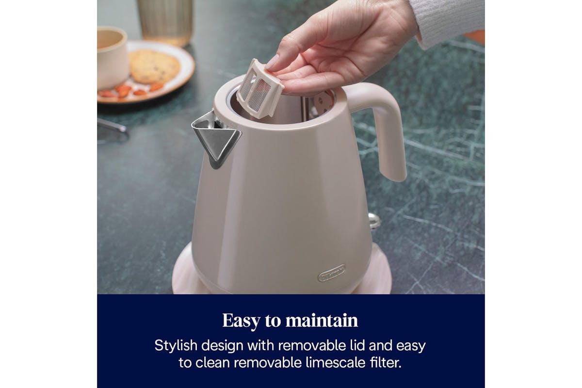 DeLonghi Eclettica Kettle | KBY3001.BG | Beige-4