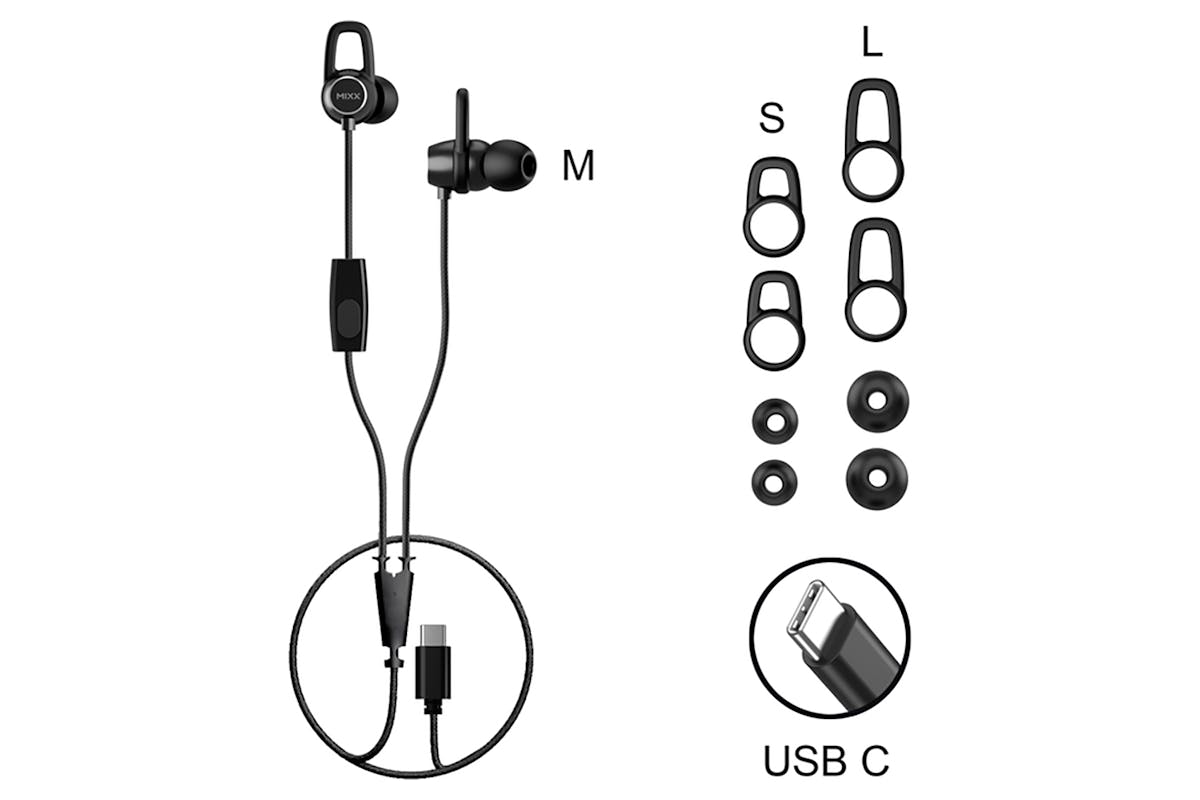 Mixx SoundPort C Wired Earphones | Black-4