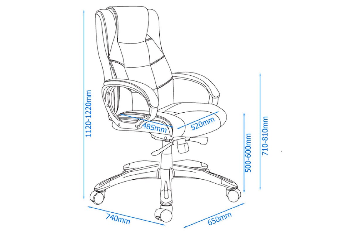 Dorel Alphason Office Chair | Black-6