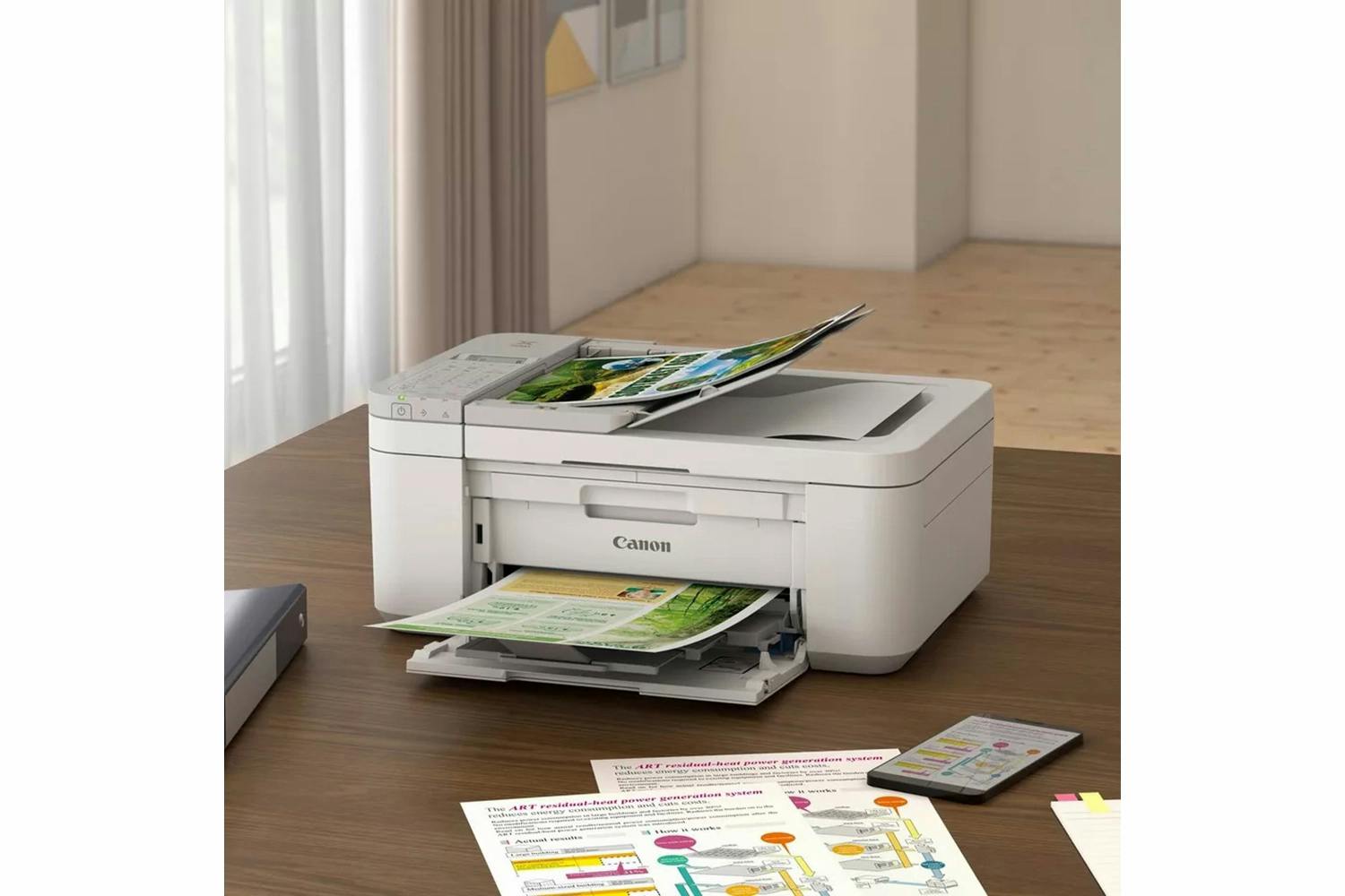 Canon PIXMA TR4756i All-in-One Wireless Inkjet Photo Printer | White-4