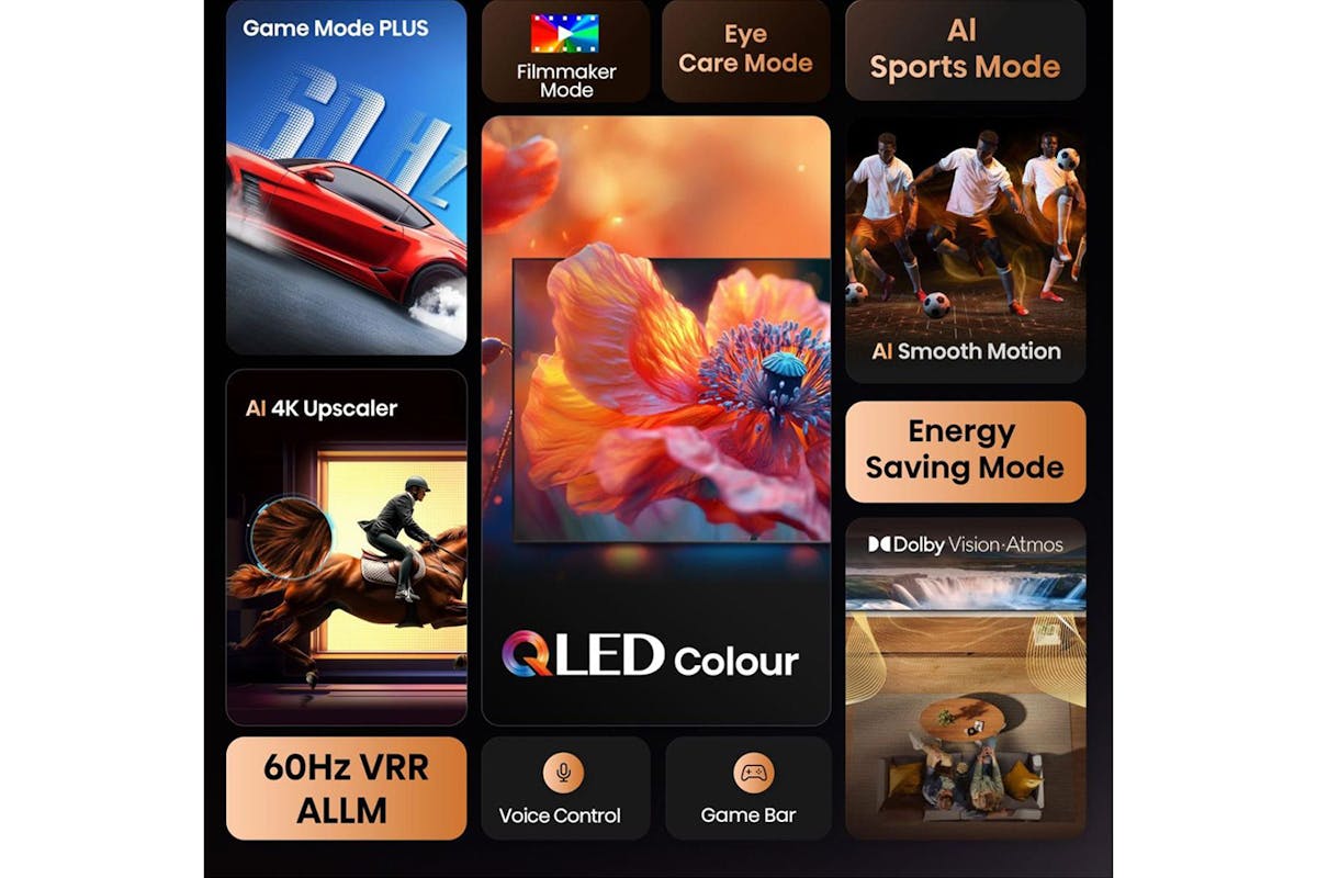 Hisense E7Q 50" 4K Ultra HD QLED Smart TV | 50E71Q-11