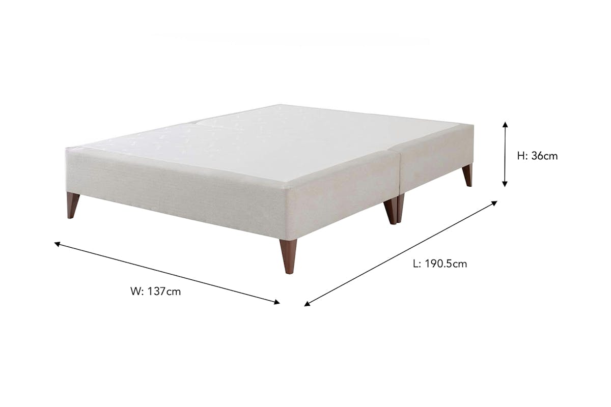 Briody | Ora Base with Dark Leg | Double | 4ft6 | Colour Options-3