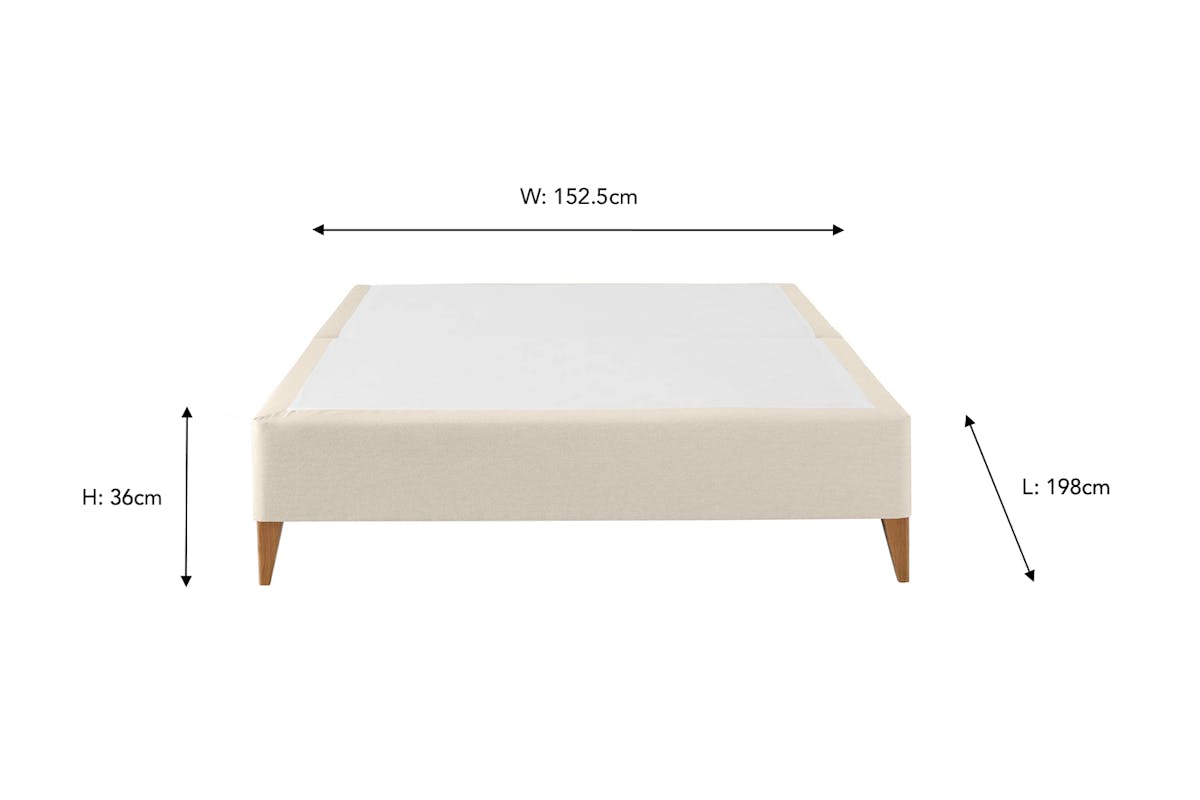 Briody | Ora Base with Natural Leg | King | 5ft | Colour Options-2