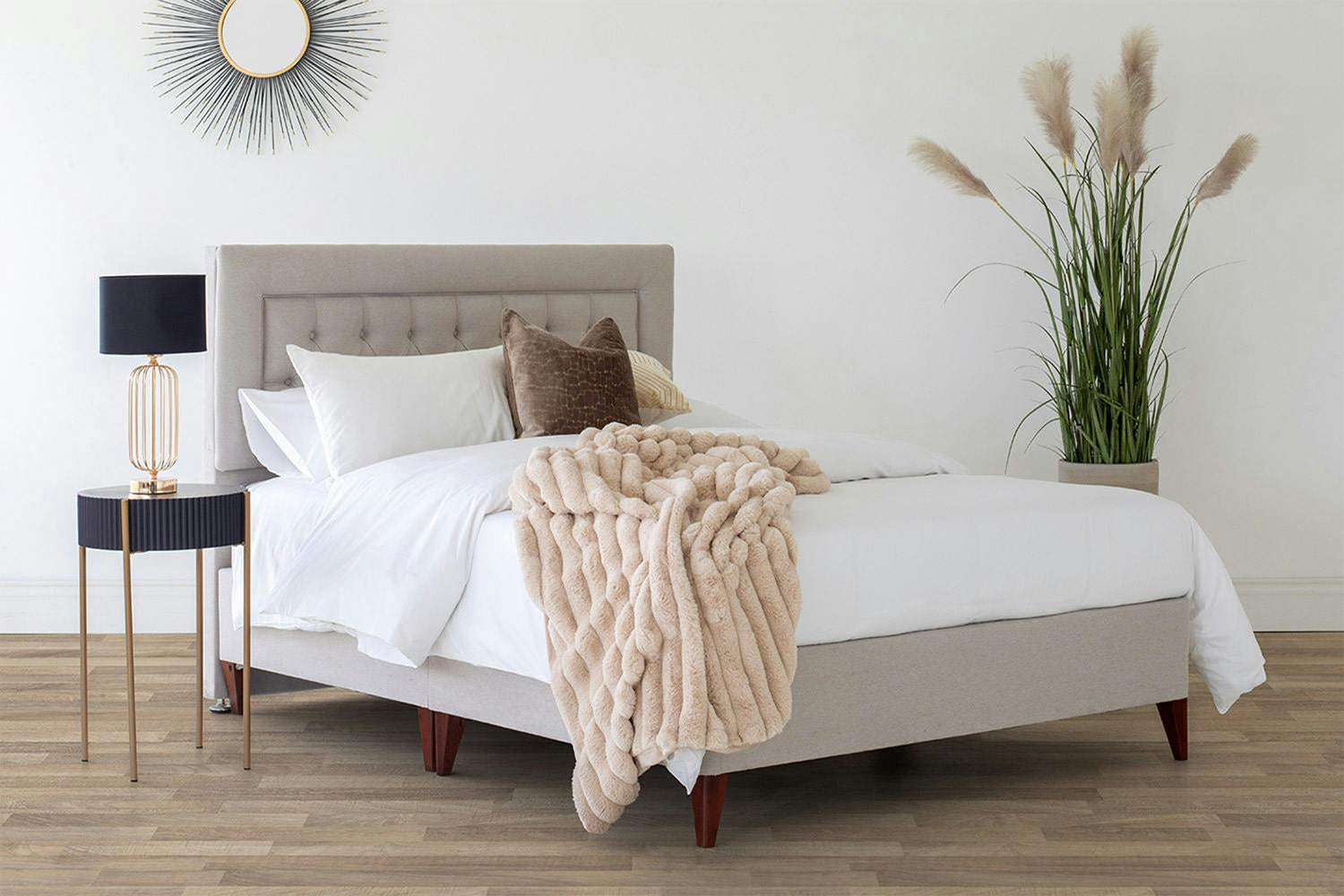 Briody | Marlene 48" Headboard | King | 5ft | Tweed Pebble-5