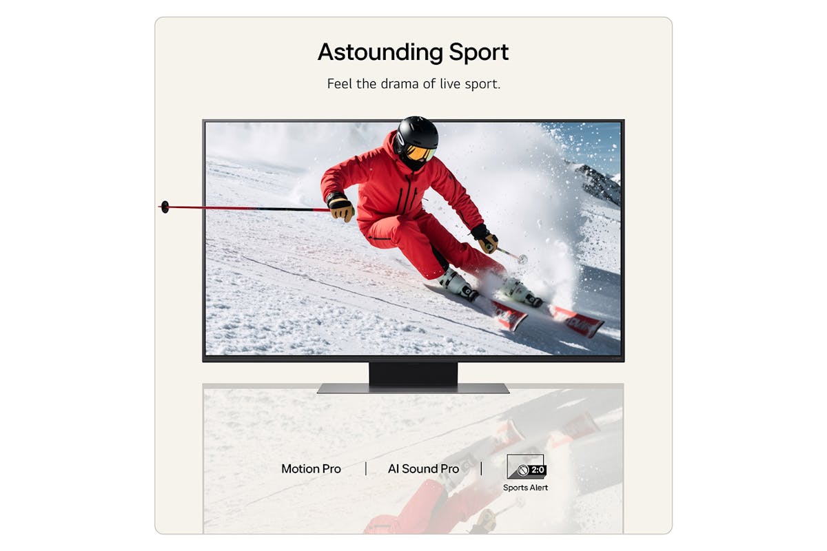LG QNED86 50" Mini LED Evo AI 4K Ultra HD Smart TV (2026) | 50QNED86B6B.AEI-11