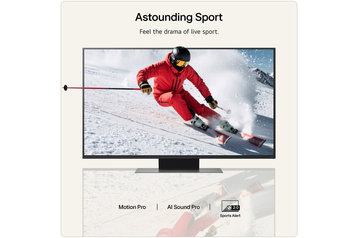 LG QNED86 50" Mini LED Evo AI 4K Ultra HD Smart TV (2026) | 50QNED86B6B.AEI-11
