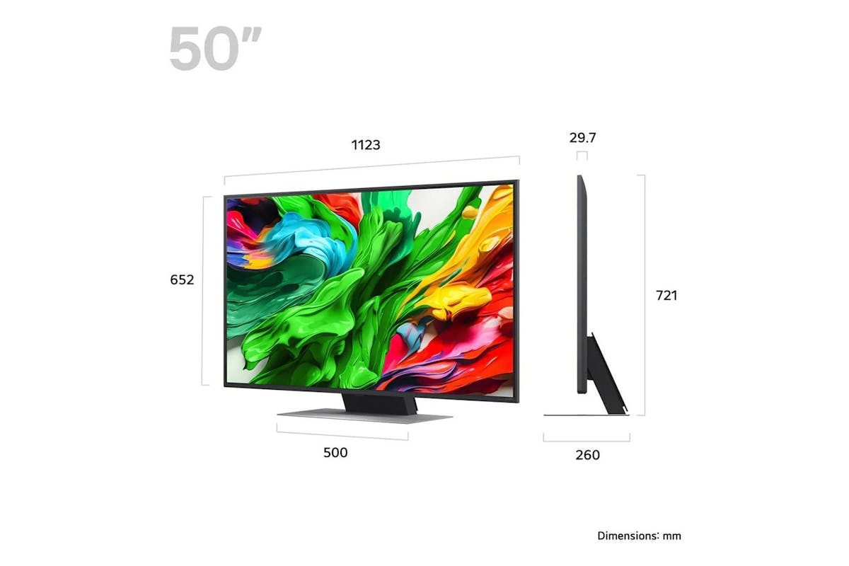 LG 50" QNED Evo AI QNED87 MiniLED 4k Smart TV | 50QNED87A6D.AEK-10