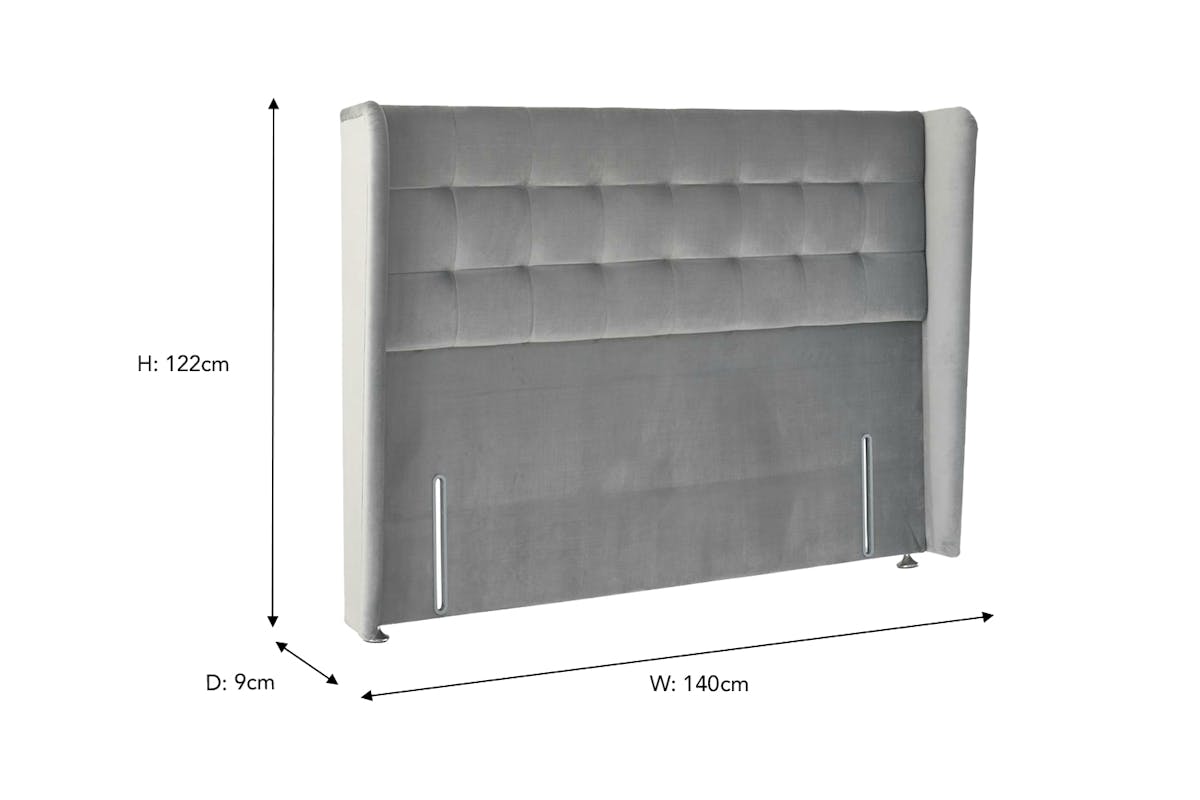 Briody | Vivien 48" Winged Headboard | King | 5ft | Colour Options-3