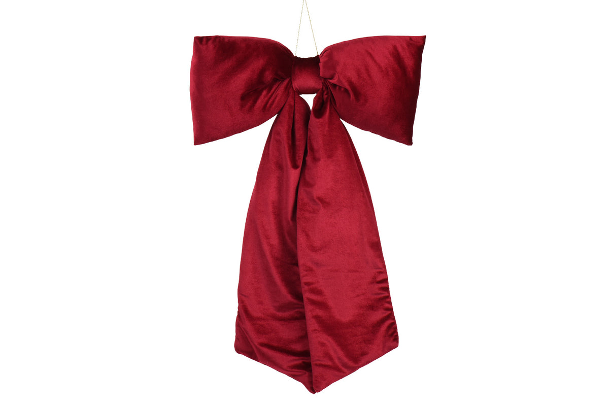 Bow Christmas Bauble | Rxblood Red | 80 cm