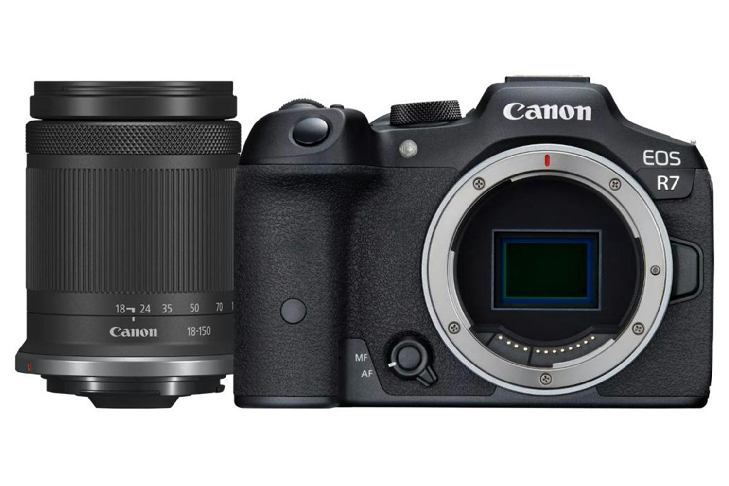 Canon EOS R7 Mirrorless Camera with RF-S 18-150mm F3.5-6.3 IS STM Lens | Black