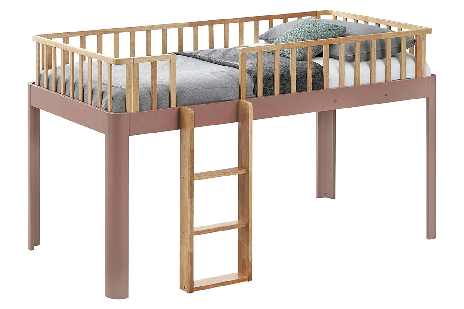Poppy Loft Bed | Raspberry-2