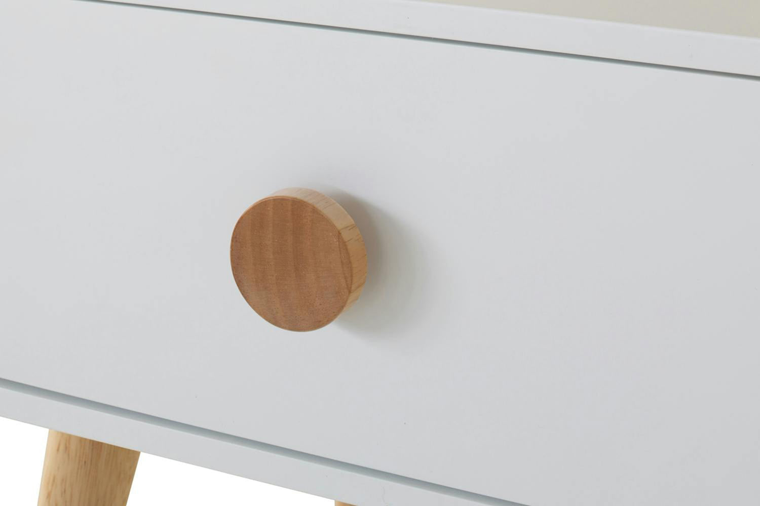 Poppy Bedside Table | 1 Drawer | White-5