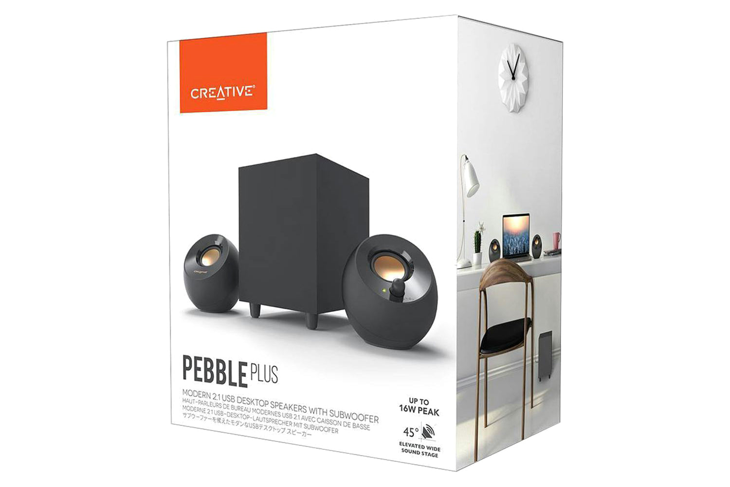 Creative Pebble Plus 2.1 Speaker | Black-3