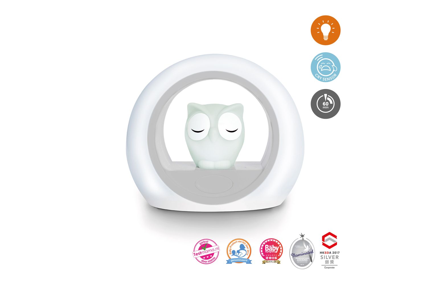 Lou Nightlight Grey