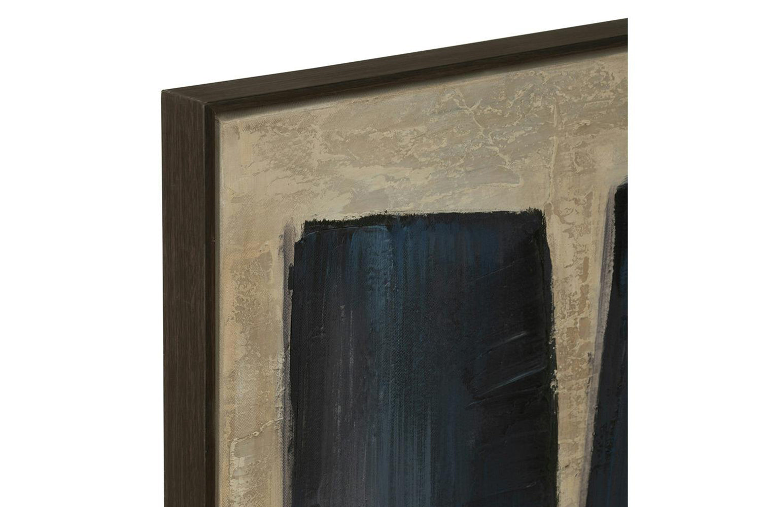 Pog Framed Print Canvas | Black/Beige | 122.5 x 82.5 cm-4