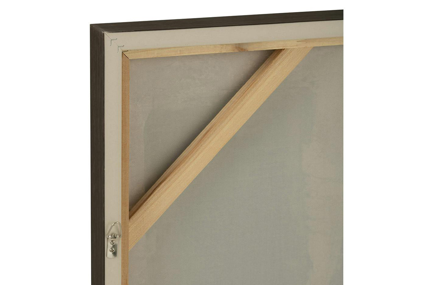 Pog Framed Print Canvas | Black/Beige | 122.5 x 82.5 cm-5