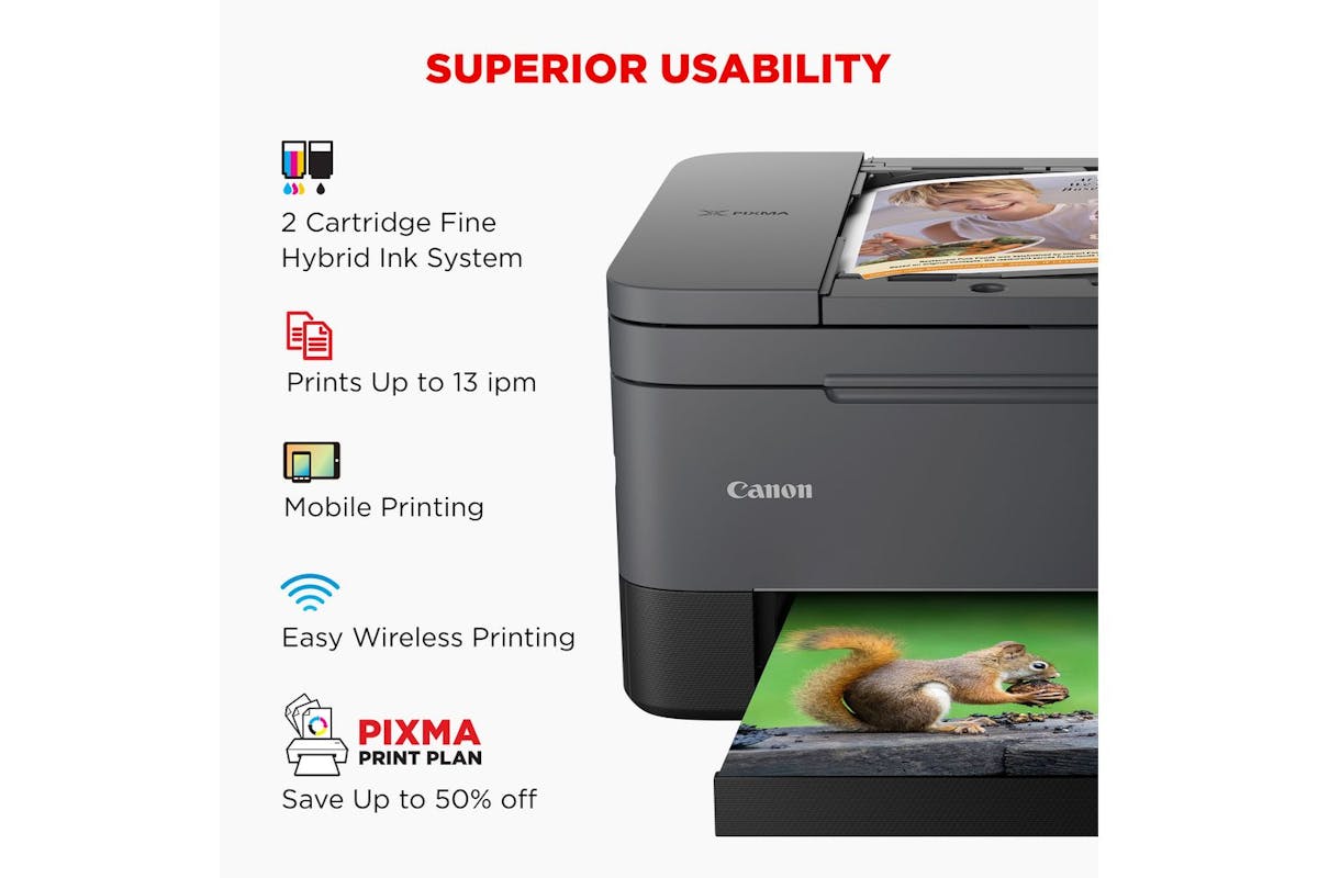 Canon Pixma Ts7450i Wireless Color Aio Inkjet-8