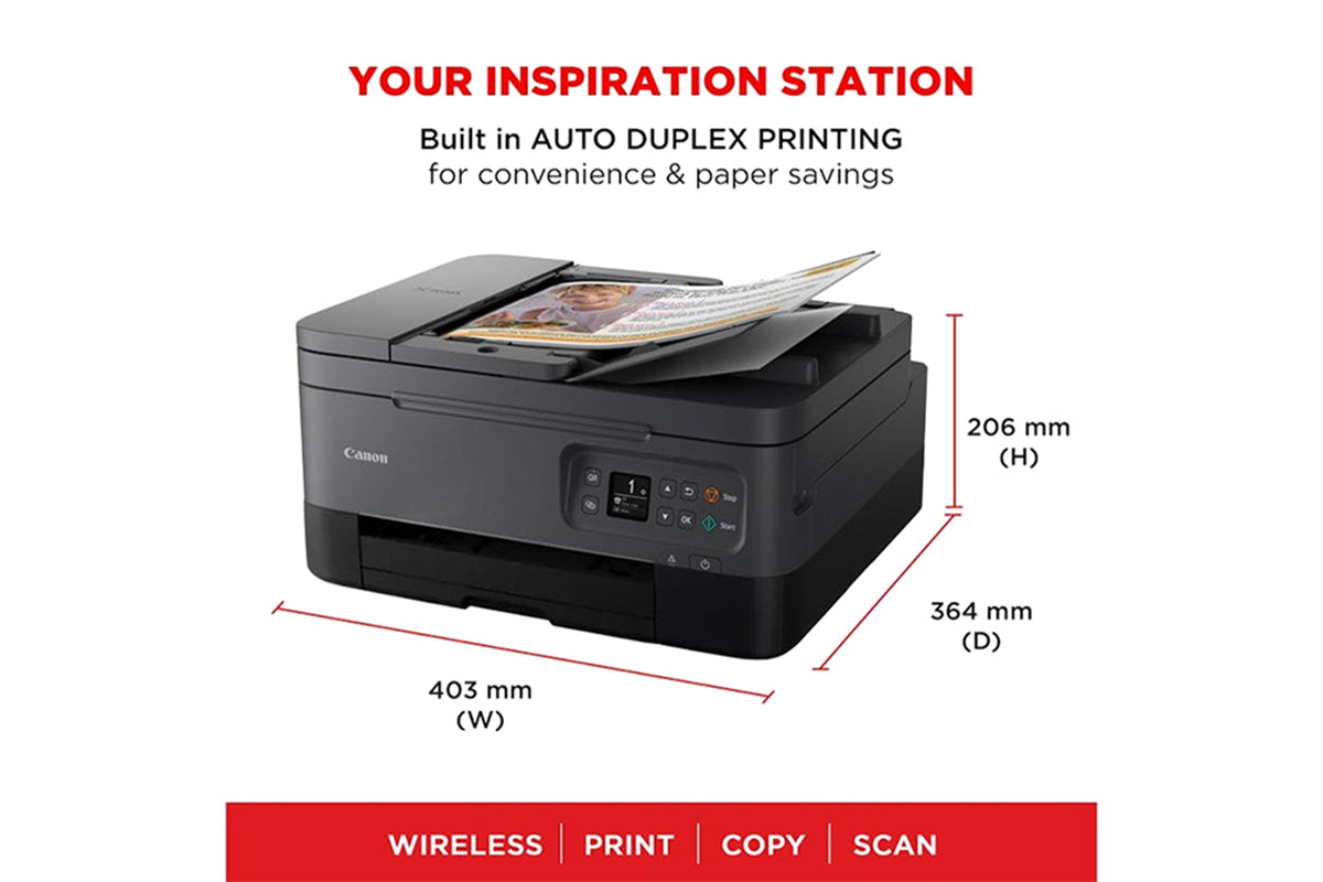 Canon Pixma Ts7450i Wireless Color Aio Inkjet-2