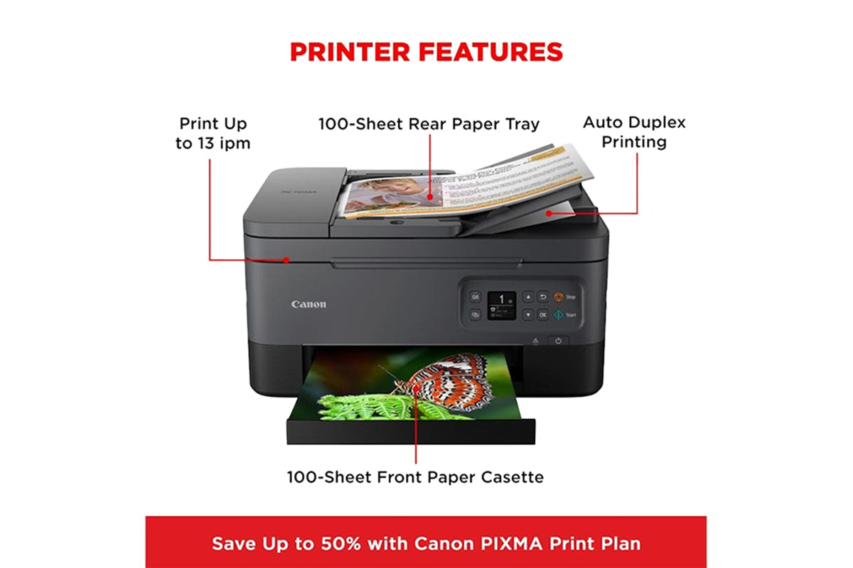 Canon Pixma Ts7450i Wireless Color Aio Inkjet-3