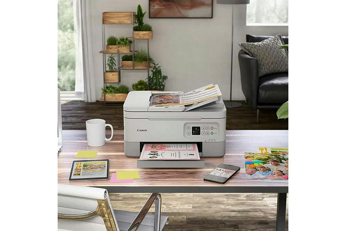Canon PIXMA TS7451i 3-in-One Wireless Inkjet Photo Printer | White-2