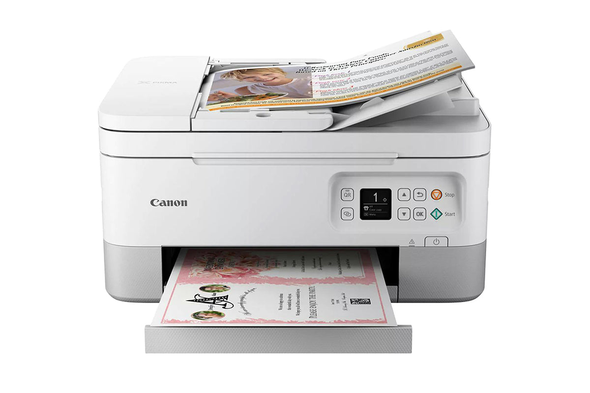 Canon PIXMA TS7451i 3-in-One Wireless Inkjet Photo Printer | White-4